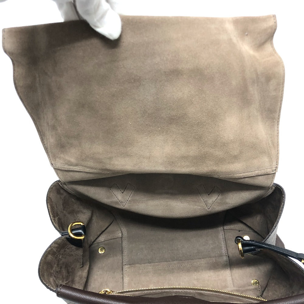 LOUIS VUITTON M41061 Monogram Tote W PM Handbag in Monogram Canvas, Women's, Chocolate Brown