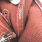 HERMES Petite Santu Tote Bag, Canvas/Leather, Women's, Bordeaux