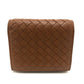 BOTTEGA VENETA Intrecciato Compact Wallet, Tri-fold Leather, Women's, Brown