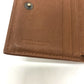 BOTTEGA VENETA Intrecciato Compact Wallet, Tri-fold Leather, Women's, Brown