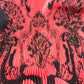 LOUIS VUITTON MP2279 Floral Stamp Giant Pleated Silk Scarf, Black