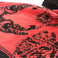 LOUIS VUITTON MP2279 Floral Stamp Giant Pleated Silk Scarf, Black