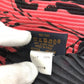 LOUIS VUITTON MP2279 Floral Stamp Giant Pleated Silk Scarf, Black