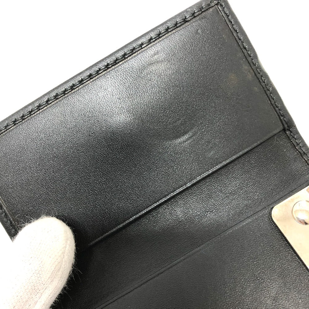 GUCCI 212111 GG Imprime 6-ring GG/Logo Key Case, Men's, Black
