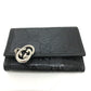 GUCCI 212111 GG Imprime 6-ring GG/Logo Key Case, Men's, Black