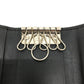 GUCCI 212111 GG Imprime 6-ring GG/Logo Key Case, Men's, Black