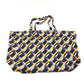 FENDI FIRA Eco Bag Shoulder Bag with Storage Pouch Tote Bag Leather/Nylon Women's White/Navy
