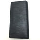 LOUIS VUITTON M60615 Epi Portefeuille Brazza Bifold Long Wallet in Epi Leather, Men's Blue Marine Navy