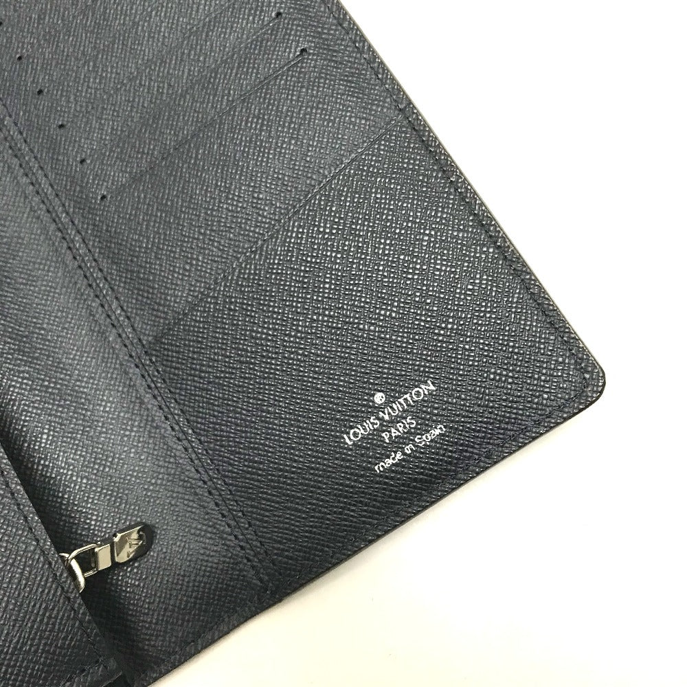 LOUIS VUITTON M60615 Epi Portefeuille Brazza Bifold Long Wallet in Epi Leather, Men's Blue Marine Navy