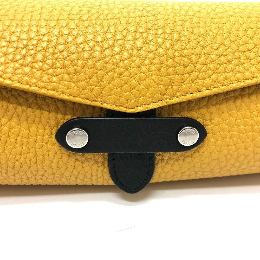 FENDI 7AS073 時計ケース ウォッチケース 時計ケース アクセサリーケース レザー レディース イエロー