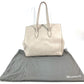 MAX MARA カバン ロゴ トートバッグ ポーチ付き 肩掛け ショルダーバッグ レザー レディース グレージュ系