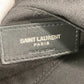 SAINT LAURENT PARIS 482777 斜め掛け カバン リビングトン サックポーチ ポシェット ショルダーバッグ レザー/キャンバス メンズ ブラック