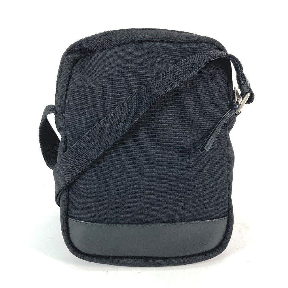 SAINT LAURENT PARIS 482777 斜め掛け カバン リビングトン サックポーチ ポシェット ショルダーバッグ レザー/キャンバス メンズ ブラック