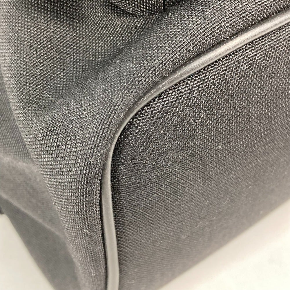 SAINT LAURENT PARIS 650617 カバン ロゴ バックパック カバン リュックサック レザー/キャンバス メンズ ブラック