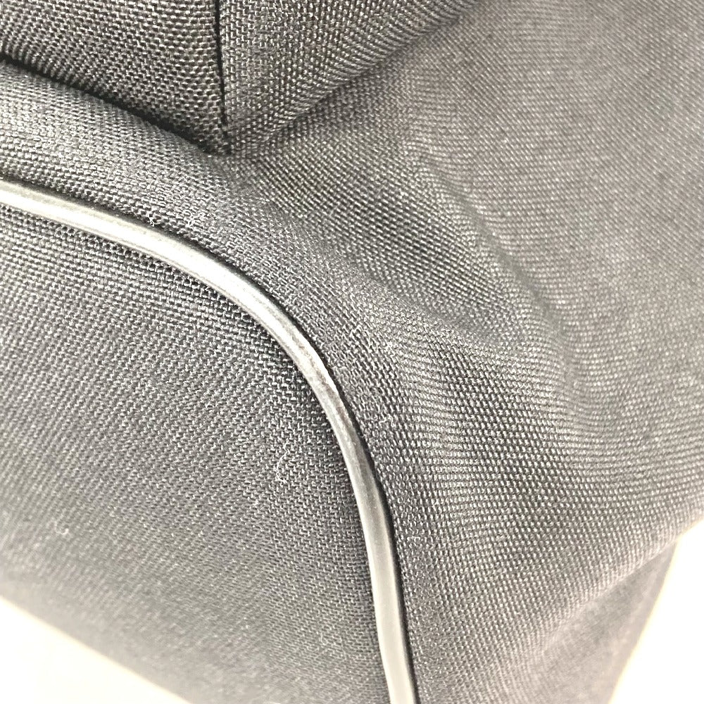 SAINT LAURENT PARIS 650617 カバン ロゴ バックパック カバン リュックサック レザー/キャンバス メンズ ブラック