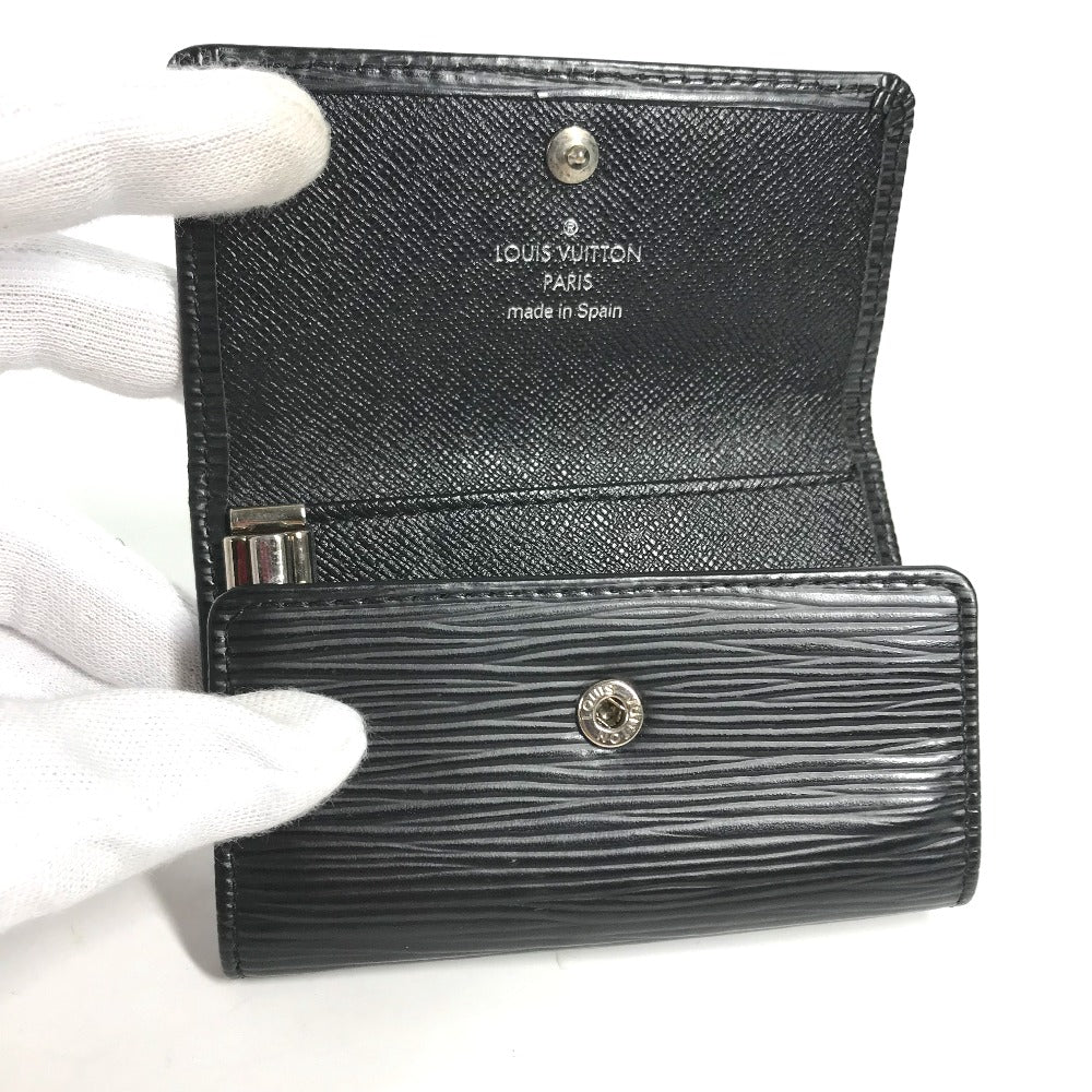 LOUIS VUITTON M63812 エピ 6連キーケース ミュルティクレ6 鍵入れ 三つ折り キーケース エピレザー メンズ ノワール（黒） ブラック