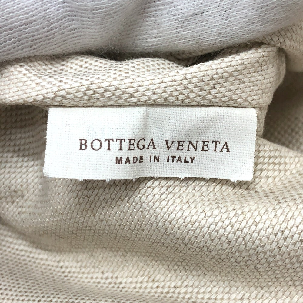 BOTTEGA VENETA ロゴ ポーチ セカンドバッグ キャンバス レディース ベージュ