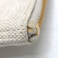 BOTTEGA VENETA ロゴ ポーチ セカンドバッグ キャンバス レディース ベージュ