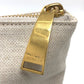 BOTTEGA VENETA ロゴ ポーチ セカンドバッグ キャンバス レディース ベージュ