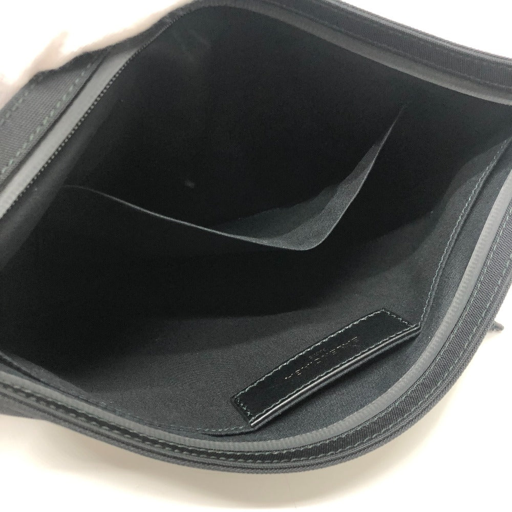BALENCIAGA 459745 SINNERS ロゴ セカンド ポーチ カバン 手持ち クラッチバッグ ナイロン メンズ ブラック