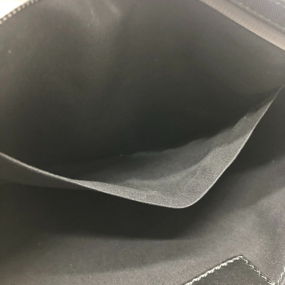 BALENCIAGA 459745 SINNERS ロゴ セカンド ポーチ カバン 手持ち クラッチバッグ ナイロン メンズ ブラック
