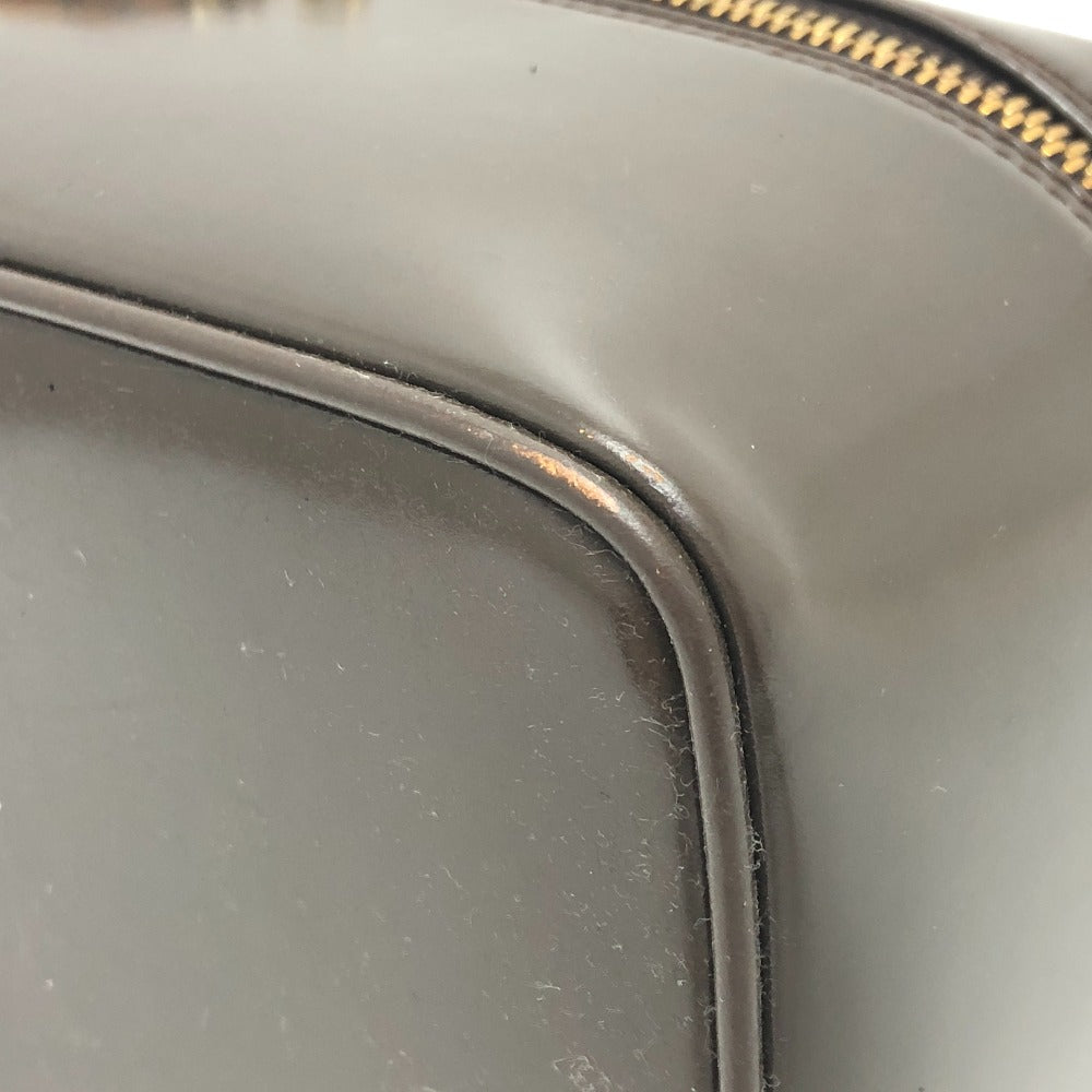 GUCCI 032.1956 オールドグッチ バンブー ハンドバッグ カバン バッグ ポーチ バニティバッグ カーフレザー レディース ブラウン