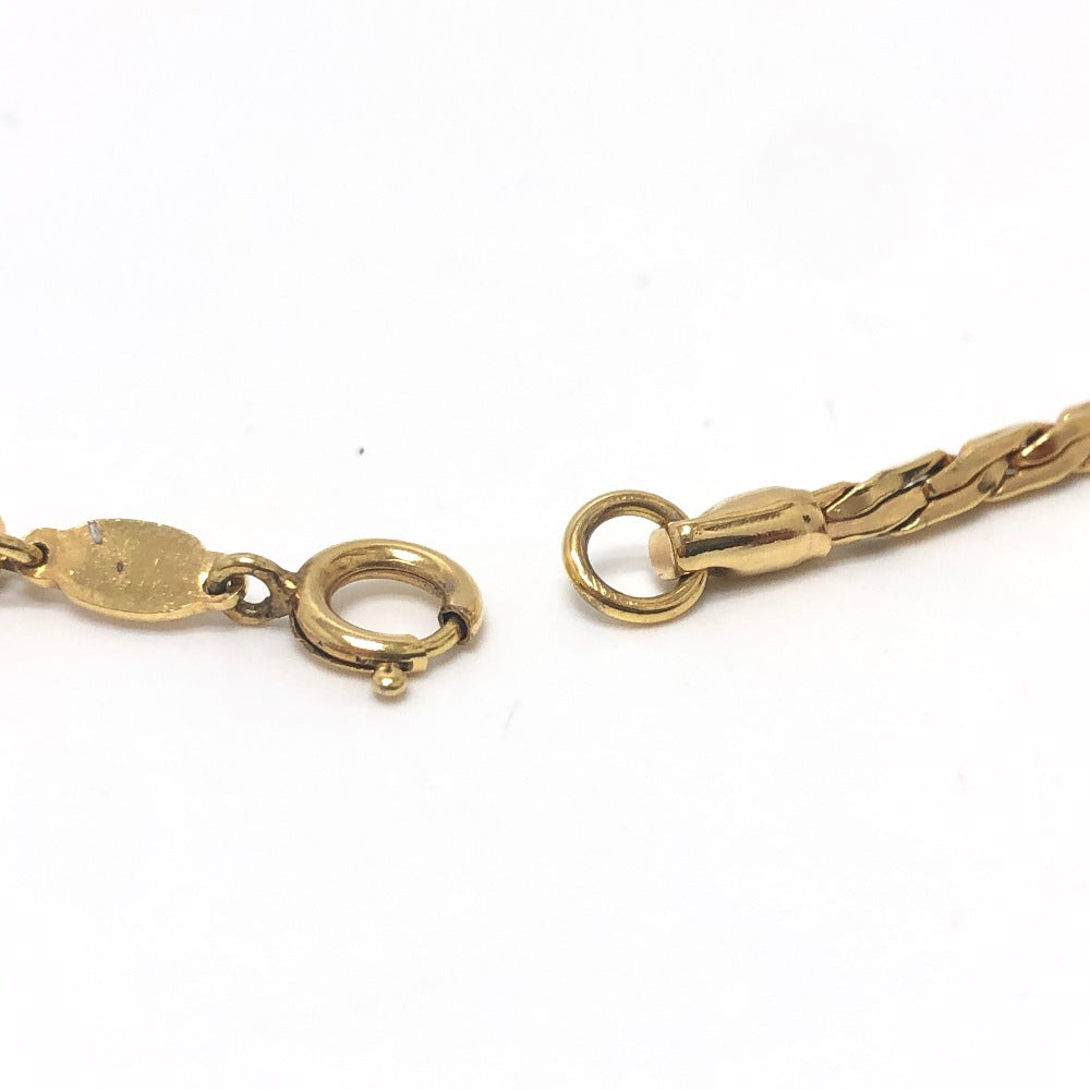 Dior ロング チェーン アクセサリー ネックレス メタル レディース ゴールド
