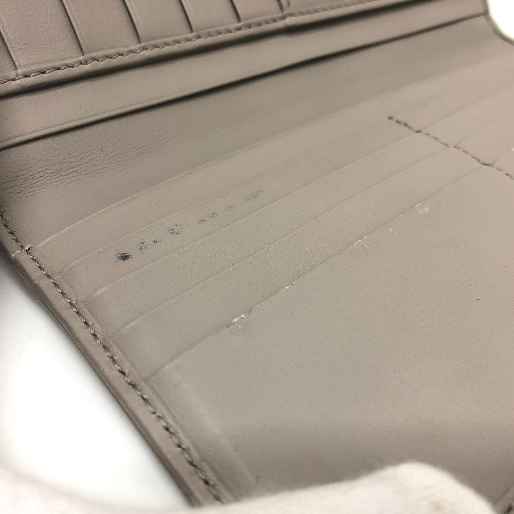 GUCCI Logo Continental Wallet, Long Wallet, Leather, Women's, Gray