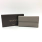 GUCCI Logo Continental Wallet, Long Wallet, Leather, Women's, Gray