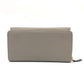 GUCCI Logo Continental Wallet, Long Wallet, Leather, Women's, Gray