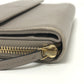 GUCCI Logo Continental Wallet, Long Wallet, Leather, Women's, Gray