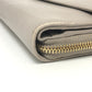 GUCCI Logo Continental Wallet, Long Wallet, Leather, Women's, Gray