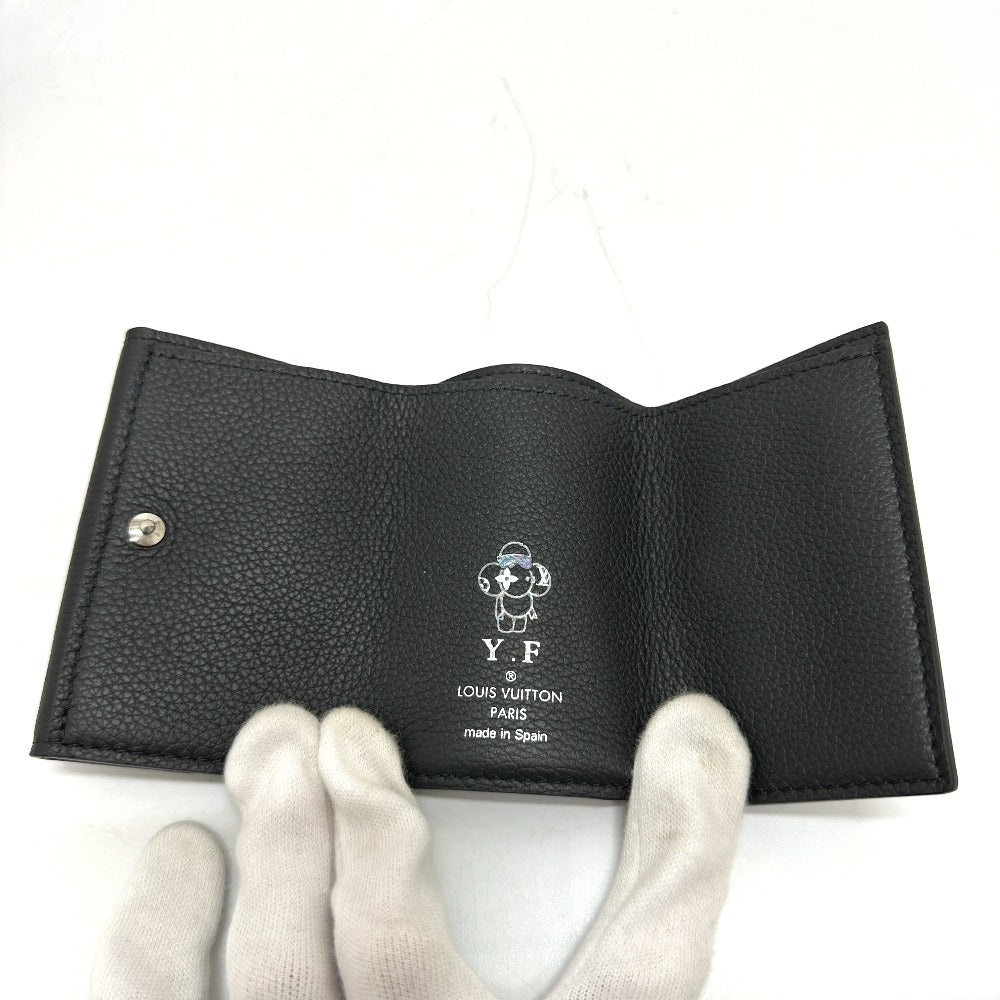LOUIS VUITTON M63921 ポルトフォイユロックミニ イニ有 Y・F 3つ折り財布 トリヨンクレマンス メンズ ノワール - brandshop-reference