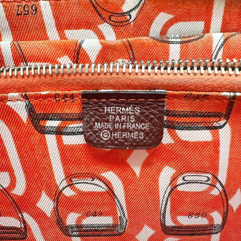 HERMES アザップロング シルクイン 長財布 ヴォーエプソン レディース ルージュアッシュ - brandshop-reference