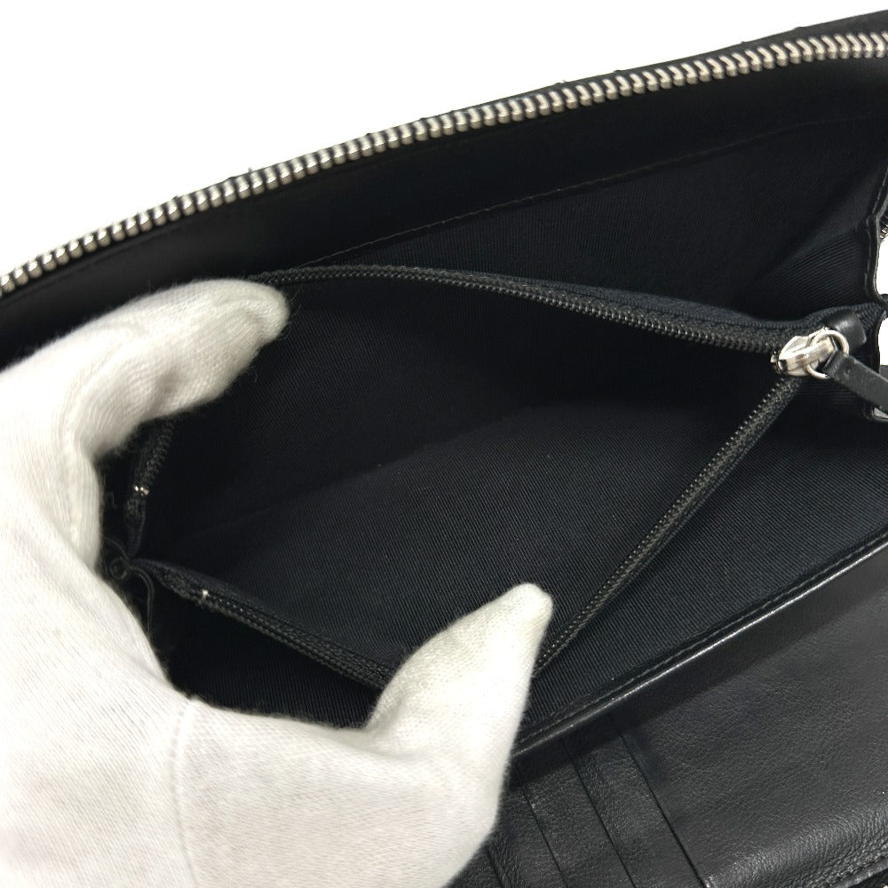 CHANEL マトラッセ ラウンド 長財布 パテントカーフレザー レディース ブラック - brandshop-reference