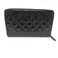 CHANEL マトラッセ ラウンド 長財布 パテントカーフレザー レディース ブラック - brandshop-reference