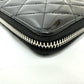 CHANEL マトラッセ ラウンド 長財布 パテントカーフレザー レディース ブラック - brandshop-reference