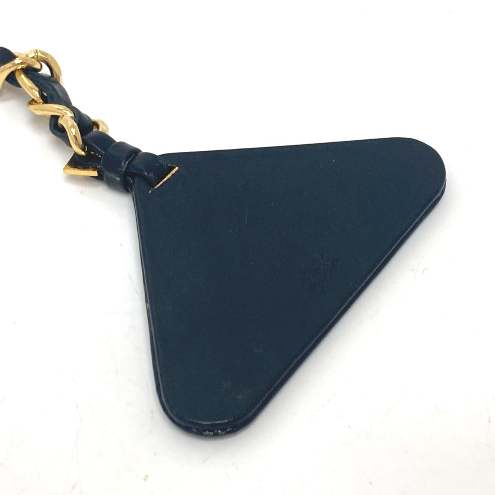CHANEL 94Ｐ 三角プレート チャーム キーリング アクセサリー 小物 キーリング メタル レディース ゴールド金具 - brandshop-reference