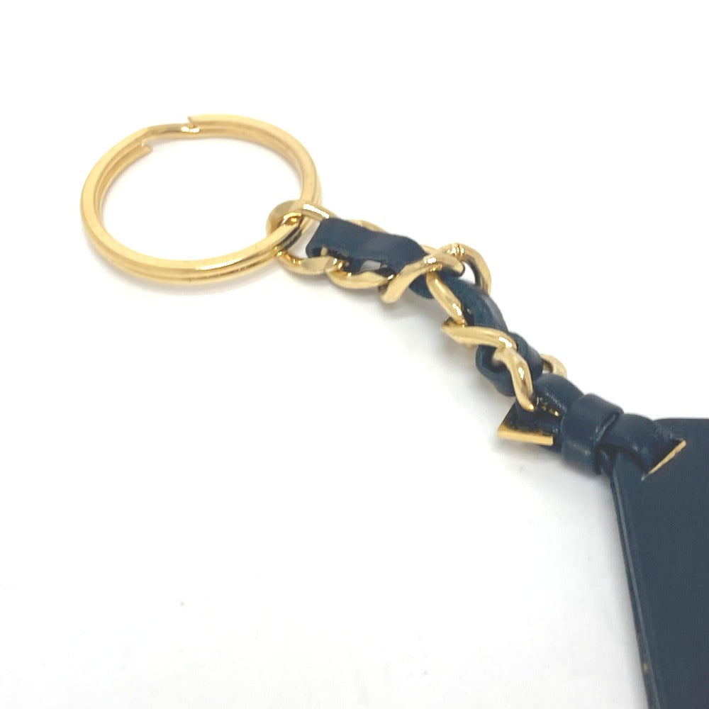 CHANEL 94Ｐ 三角プレート チャーム キーリング アクセサリー 小物 キーリング メタル レディース ゴールド金具 - brandshop-reference