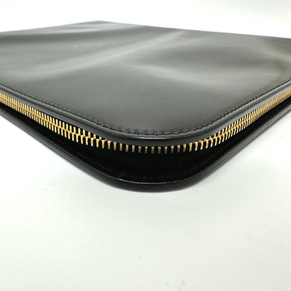 SAINT LAURENT PARIS 326604 ロゴ iPadケース レザー メンズ ブラック - brandshop-reference