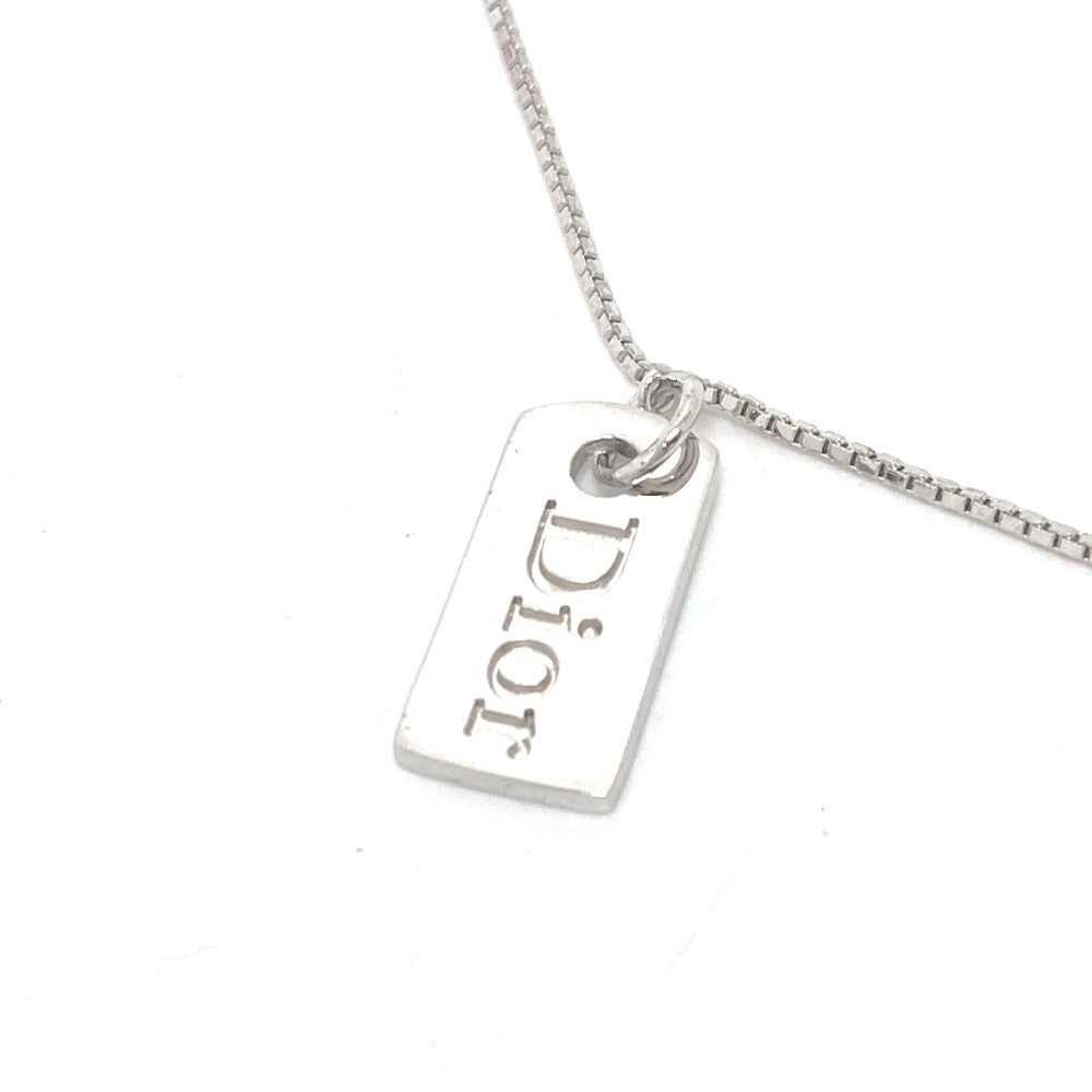 Dior ロゴプレート スター チェーン ネックレス アクセサリー 小物 ネックレス GP レディース シルバー - brandshop-reference