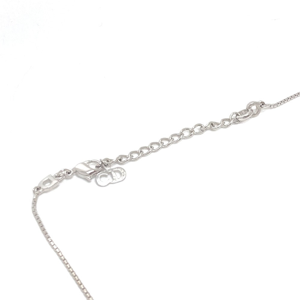 Dior ロゴプレート スター チェーン ネックレス アクセサリー 小物 ネックレス GP レディース シルバー - brandshop-reference
