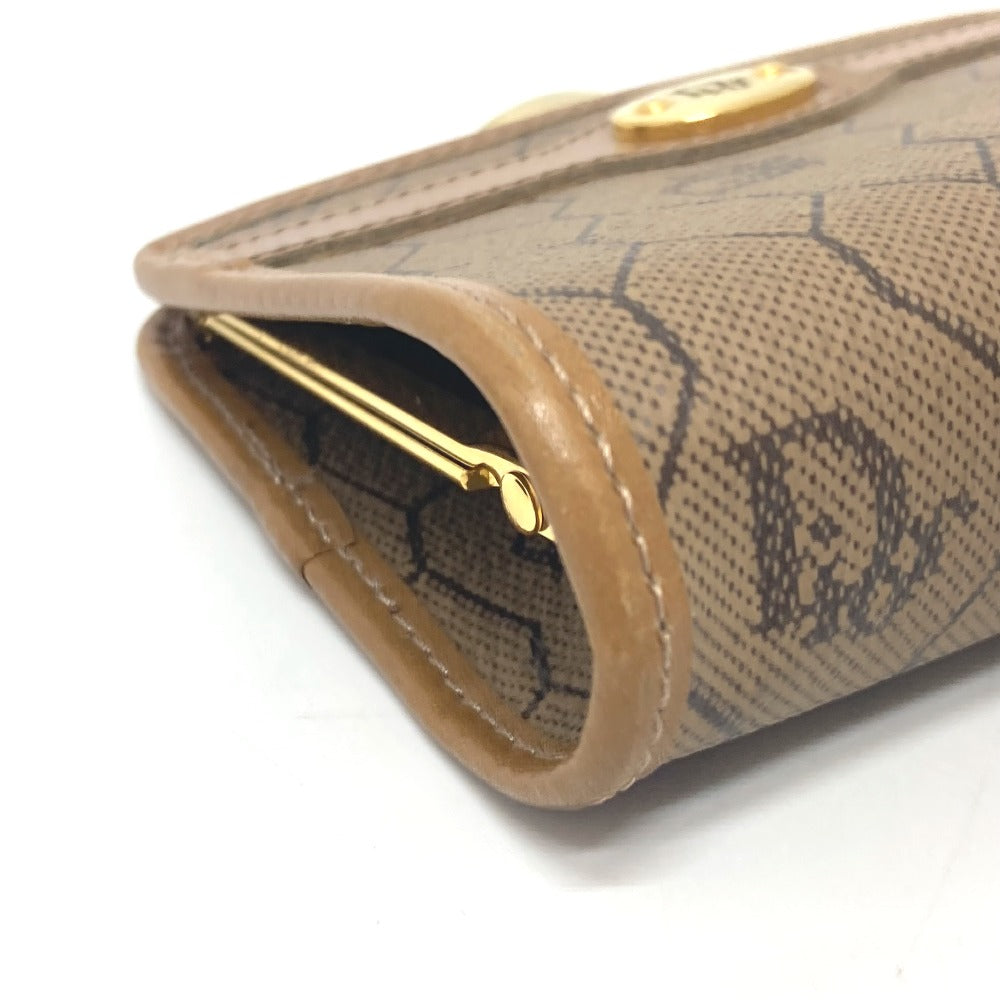 Dior 総柄 がま口 コインケース ケース コインケース レザー レディース ブラウン - brandshop-reference