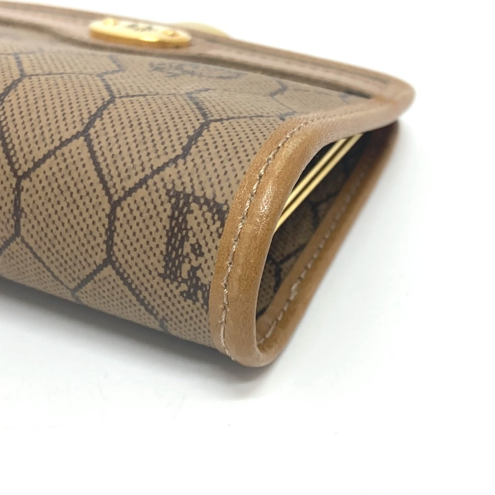 Dior 総柄 がま口 コインケース ケース コインケース レザー レディース ブラウン - brandshop-reference