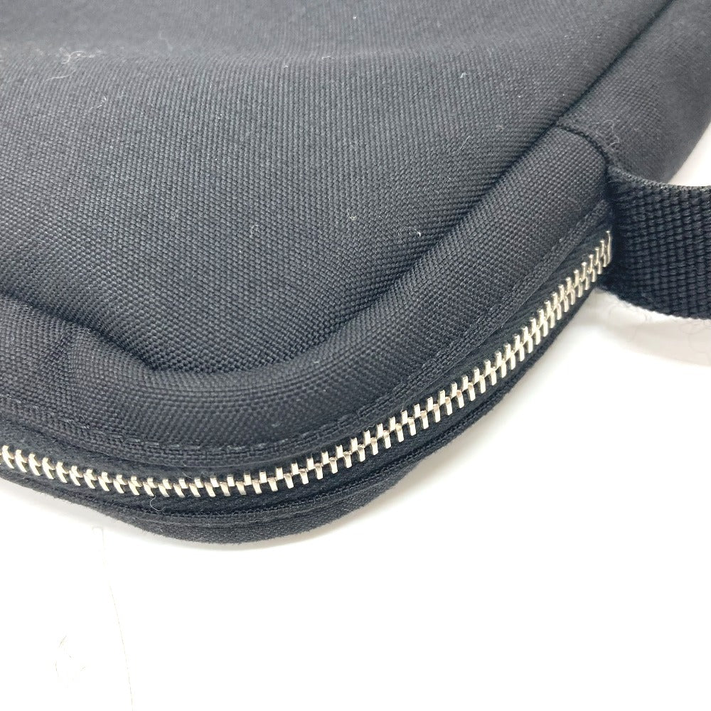 SAINT LAURENT PARIS ロゴ プレート ショルダーバック 肩掛けバック 斜め掛けバック 鞄 バック ショルダーバッグ キャンバス/レザー レディース ブラック - brandshop-reference