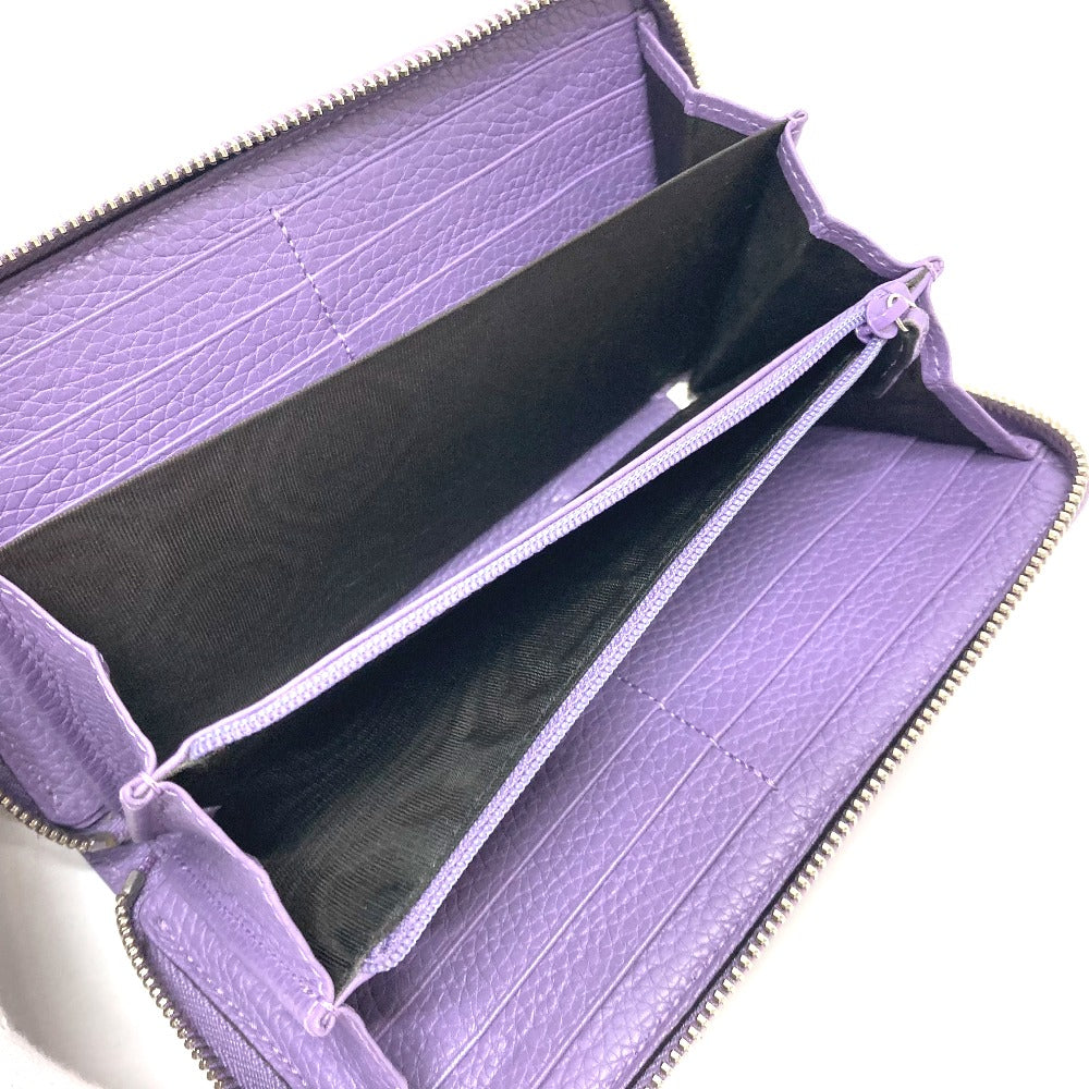 GUCCI 307984 バンブータッセル ラウンドファスナー 長財布 財布 ウォレット 長財布 レザー レディース パープル - brandshop-reference