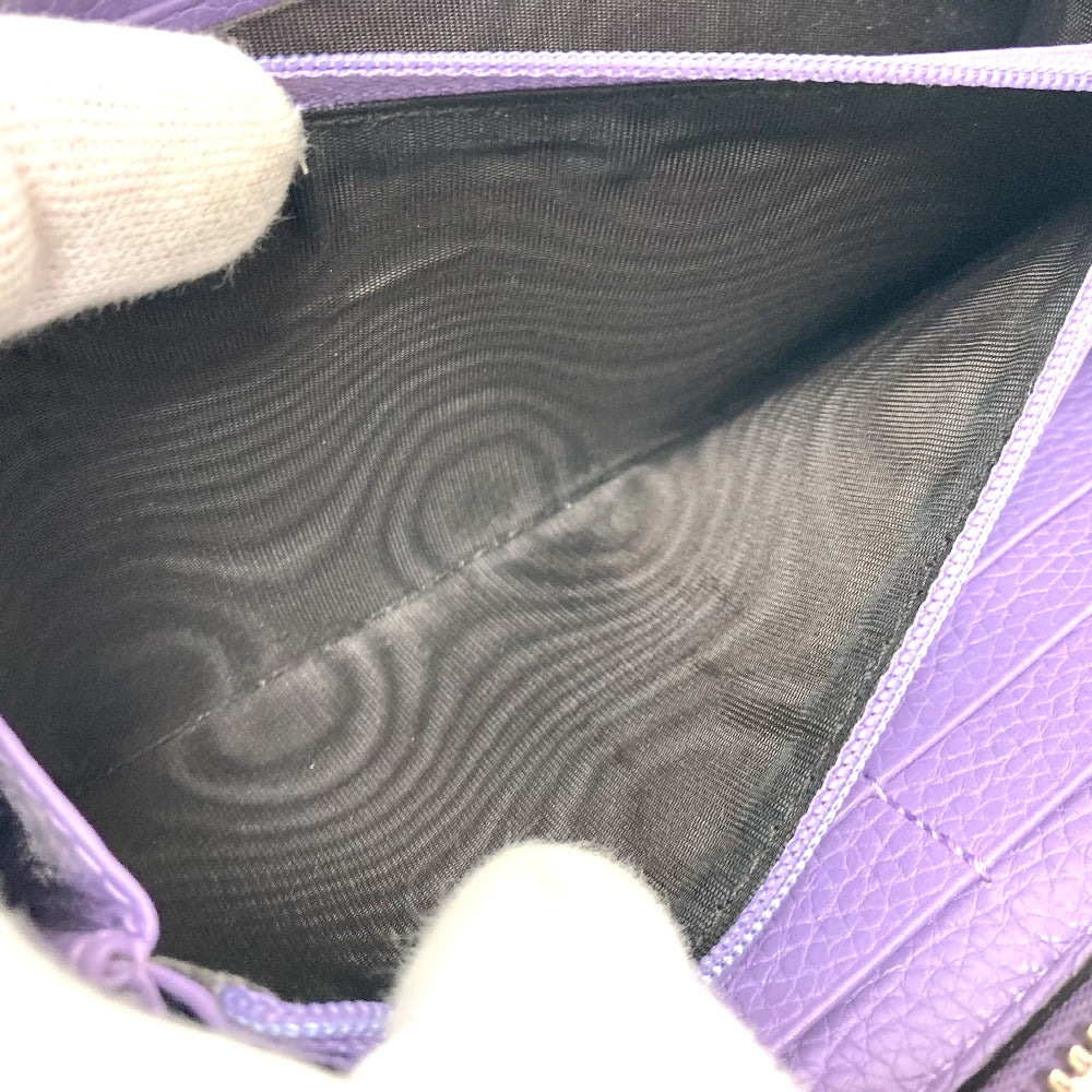 GUCCI 307984 バンブータッセル ラウンドファスナー 長財布 財布 ウォレット 長財布 レザー レディース パープル - brandshop-reference