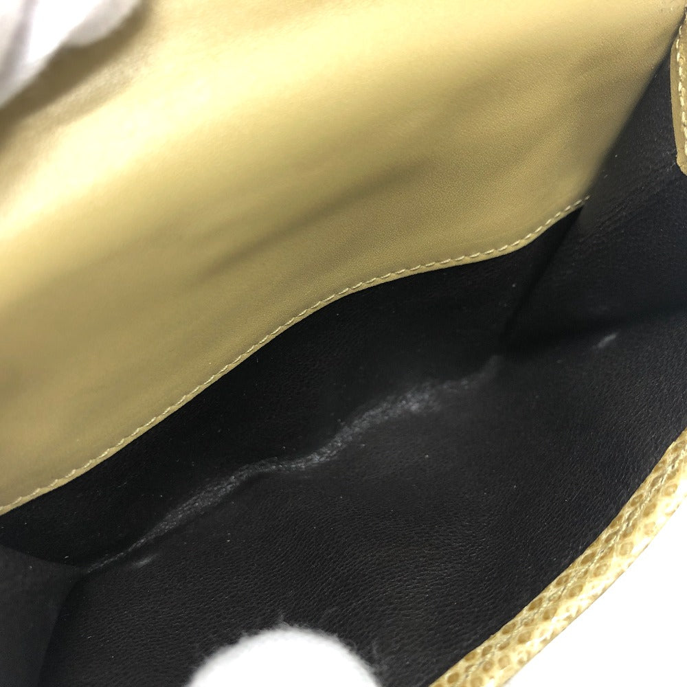 GUCCI GGマーモント ロゴ Ｗホック 二つ折り財布 コンパクトウォレット 2つ折り財布 レザー レディース ベージュ
