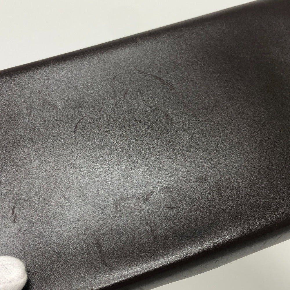 HERMES ドゴン セリエ BOX カバン 小物入れ スクエアクラッチ ミニバッグ パーティーバッグ ポーチ ボックスカーフ レディース ブラウン