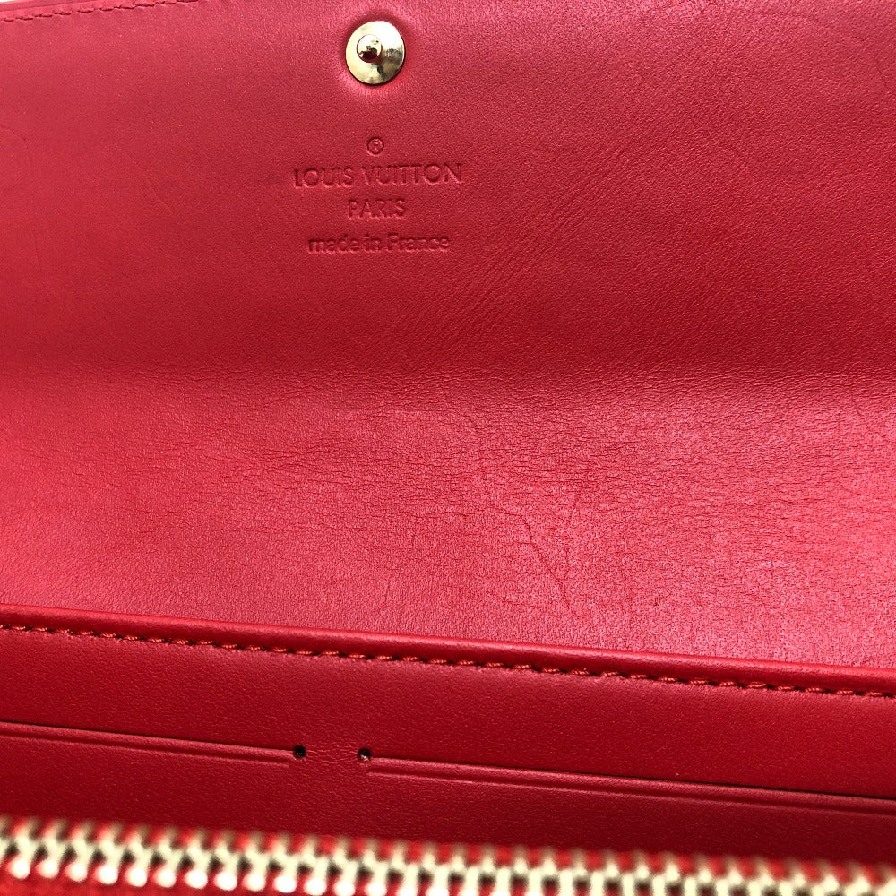 LOUIS VUITTON M93634 Portefeuille Sarah Wallet Long Wallet Wallet Long Wallet Long Wallet MonogramVernis Orange sunset Orange/GoldHardware Used